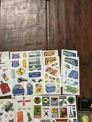Vintage Creative Memories Travel Adventure London Fiesta Dimensional Stickers