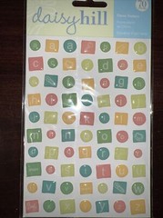 Daisy Hill Coochie Coo Baby LOT Of 3 2x Alphabet Stickers 1x word Sticker Sheet