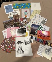65+ Junk Journal Lot, pictures, postcards, card stock, ephemera. Scrapbook (J16)