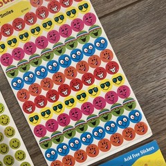 Vintage Super Spots Stickers NEW Trend Happy Sparkle Colorful Smiles RARE 1998
