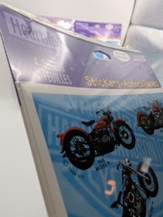 VINTAGE 1996 NEW Harley Davidson Motorcycle Stickers 3 Packs Heartline Hallmark