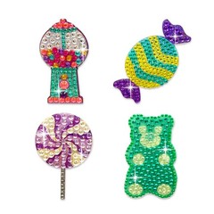 Rhinestone Food-Themed Stickers – I’m Hungry! Sparkly 2” x 2” for Laptops, Scrap
