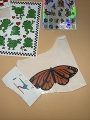 Vintage 80s 90s Sticker Partials & Cut Up Singles Various Brands Years As Is Lot