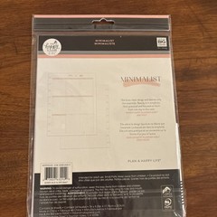 Minimalist The Happy Planner Girl 2021 Classic Fill Paper -This Week- 24 Sheets-