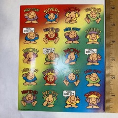 Vintage ZIGGY & Friends Sticker Sheet Scrapbook Planner Craft Stickers
