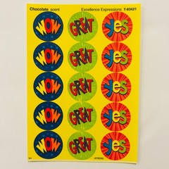 Trend Scratch n Sniff Scented Stickers CHOCOLATE | BLUEBERRY | PEPPERMINT +more