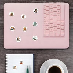 40 PCs Round 1” Cartoon Animals with Books Reward Stickers Teachers Class Kids