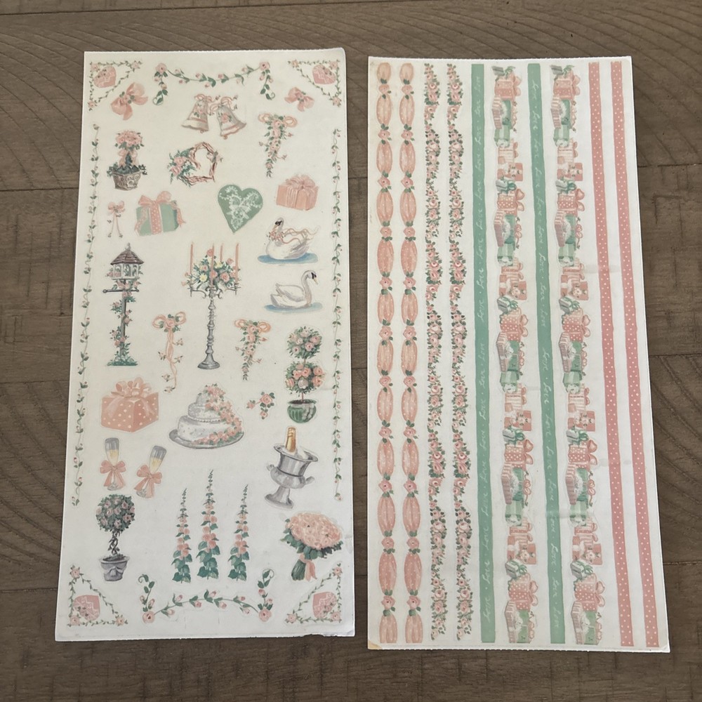 Tie Me To The Moon ~ Be Still My Heart Wedding Sticker Set