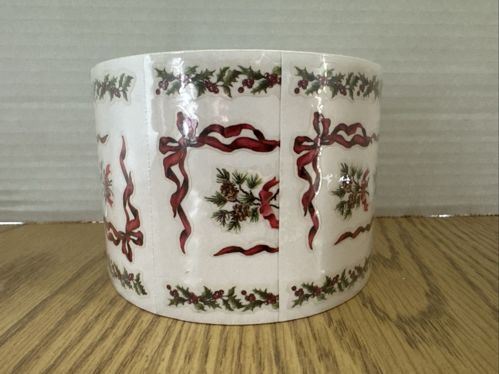 PSX Designs Holiday Greens Border Stickers Sticker Roll Vintage 2001 RARE