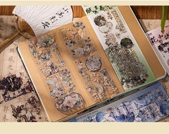 Pet Stickers Sheets 3 of Retro Chinese-style Long Strip Exquisite Patterns Like