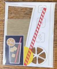 Deluxe Designs~ Lemonade ~ Glass LASER Die Cuts For Adults COMPLETES Scrapbook