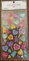 2 PACKS VALENTINE’S DAY STICKERS GLITTER 3D STICKERS CANDY BEARS – TONYA #4821