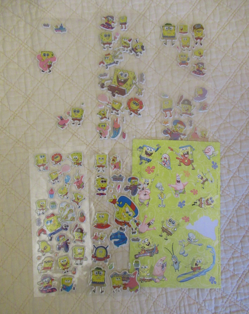 SpongeBob SquarePants Sticker Sheets (6-Set) (Scrapbooking, Crafts & More!)