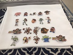 Toy Story Stickers Lot Of 100 Woody Buzz Lightyear Hamm Slinky Dog Mr PotatoHead