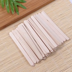 50Pcs Wooden Craft Sticks for DIY Projects Beige Wood Craft Sticks