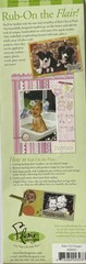 BABY GIRL IMAGES Rub-On(4”x 12”)Flair•Paisley•Pink•Flowers •Stitches•Card Making