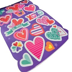 Valentines Day Sticker Book. 80 Stickers