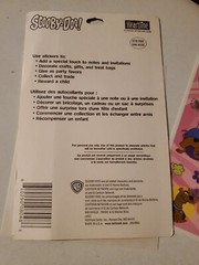 Vintage Hallmark Stickers Scooby-Doo Pink Funky Background ’70s Style
