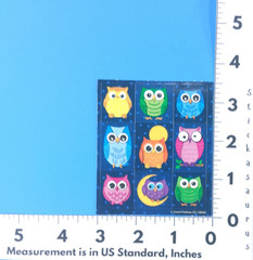 Carson Dellosa Owls Mini Sticker Sheets Lot Of 5