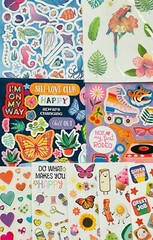 Sticker Lot 199+ Stickers 4 All Ages Boys Girls Mxd Themes Action Packed Set DIY