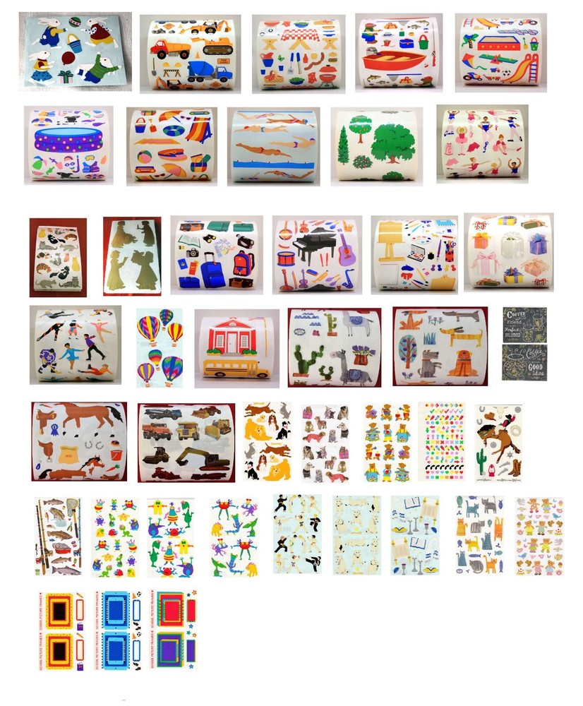 Giant and Double Giant Stickers by Mrs. Grossman -1-2 Modules