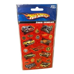 Sandylion Stickers Hot Wheels Race Cars Glitter 2008 Sealed 2 Sheets