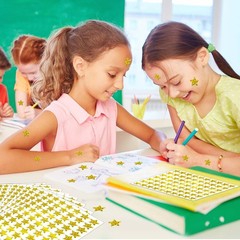 2800 PCS Star Stickers for Kids Reward, Holographic Small Star Stickers, 0.6″…