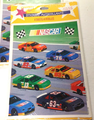 VINTAGE Hallmark Stickers Nascar Racing Race Cars New In Pack 4 Sheets Lot of 2