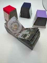 Mo Card Vellum Small Books Qty 4 Floral Van Gogh Color Vintage-theme Scrapbook