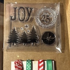 Recollections Make It Christmas Wrap Kit Vintage Scrapbook 14 Pcs Craft Gifts