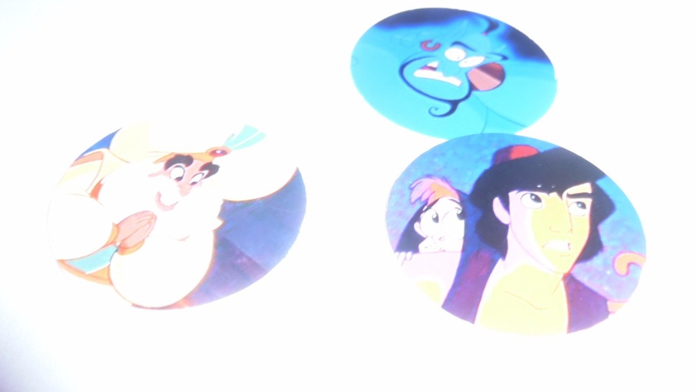 Pre Cut One Inch Bottle CARTOON ALADDIN Free Shipping
