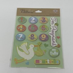 Pregnancy Mom To Be Baby Scrapbooking Stickers By Life’s Little Occasions Storm