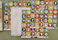 Lot of School Scrapbook Paper & Stickers! 30+ Pgs, Jolee’s Boutique, Sticko, Etc