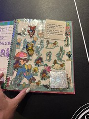 Vintage 1983 Imperial Toy Corp Sticker Album Used Loaded 80s Scratch Sniff Pizza