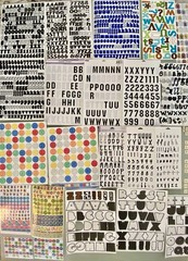 DE-STASH Alphabet Stickers Incomplete! 48 Sheets! Sticko, Scenic Route, K & Co