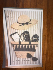 Summer Metal Die Cuts – Sunglasses, Hat, Beach Bag, etc. New