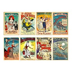 French Advertising Poster Stickers, Altered Arts, 3.75″ Tall Each, REPRODUCTIONS