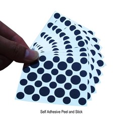 SICOLAS Original Webcam Dots Covers,1 Sheet of 20 Stickers at 0.25 Black