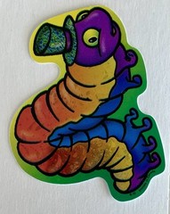 Multicolored Stickers Bugs In Color