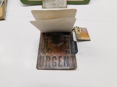 Junk Journal Add-Ons Handmade Tags Card Envelope File Clipboard Ephemera Set 6