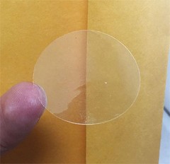Ultra Clear Retail Wafer Seals for Mailing Packaging 1.25 Inch Round Circle D…