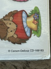 VTG hedgehog stickers Carson-Dellosa SUPER CUTE! 5 full sheets