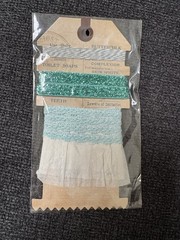 Brand New Lost & Found Portobello Road Party Trim Turquoise Blue Scrapbooking