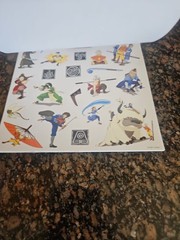 Avatar The Last Airbender Sticker Book 120 Stickers 6 Pages 20 Each All The Same