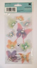 RARE Jolee’s Vellum Butterflies Scrapbooking Stickers