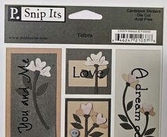 Pebbles Inc Always and Forever Cardstock Stickers Tidbits Words Quotes Titles