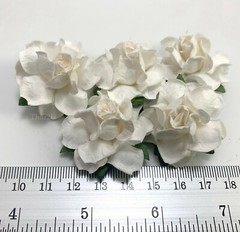 60 Mixed 1-1/2″ of 12 Colors Paper Flower DIY Wedding Scrapbook (TH/R21-Set-D1)