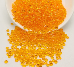 2000 Orange Acrylic 4mm Diamond Confetti Wedding Deco Supplies Table Scatter
