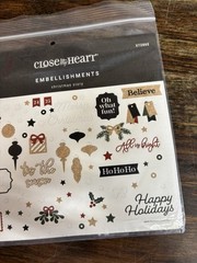 Close to my Heart EMBELLISHMENTS CHRISTMAS STORY X7286E NEW