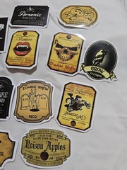 Lot Of Halloween Potion Bottle Label Stickers Journal Collage Apothacary Book